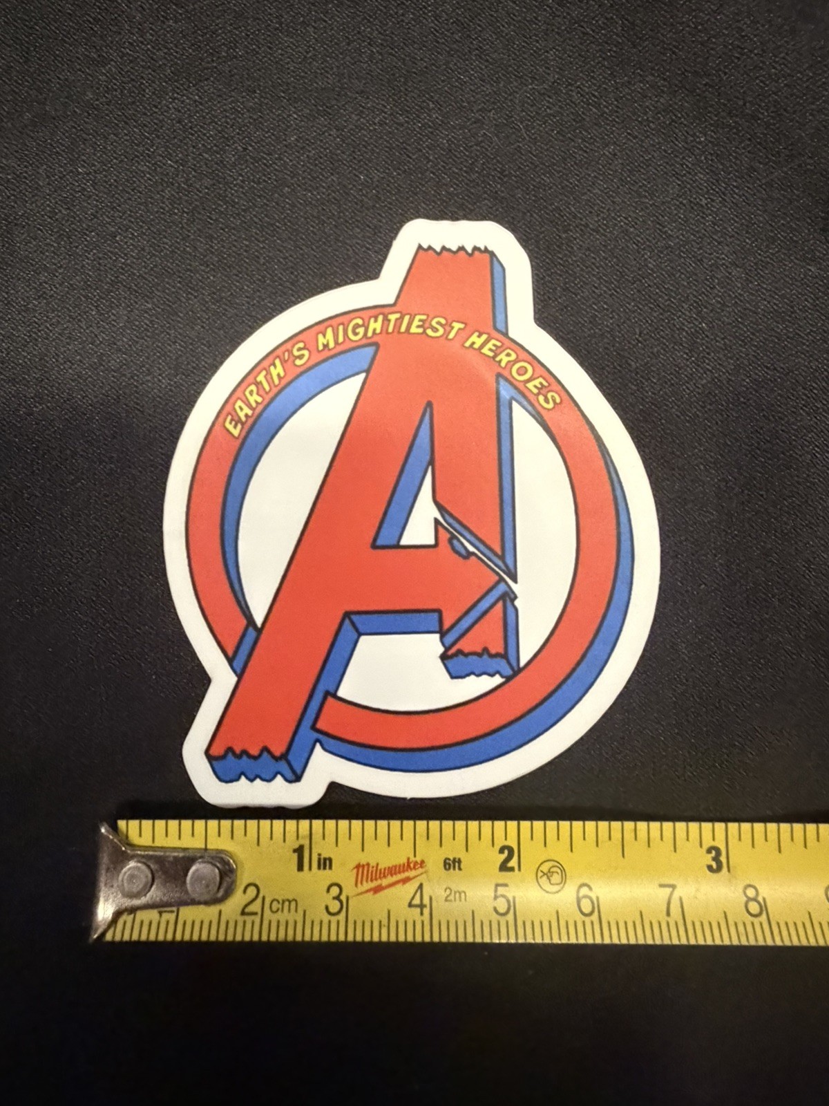 Avengers Marvel Custom Sticker Title Logo Read Description 2 X 3Matte Die