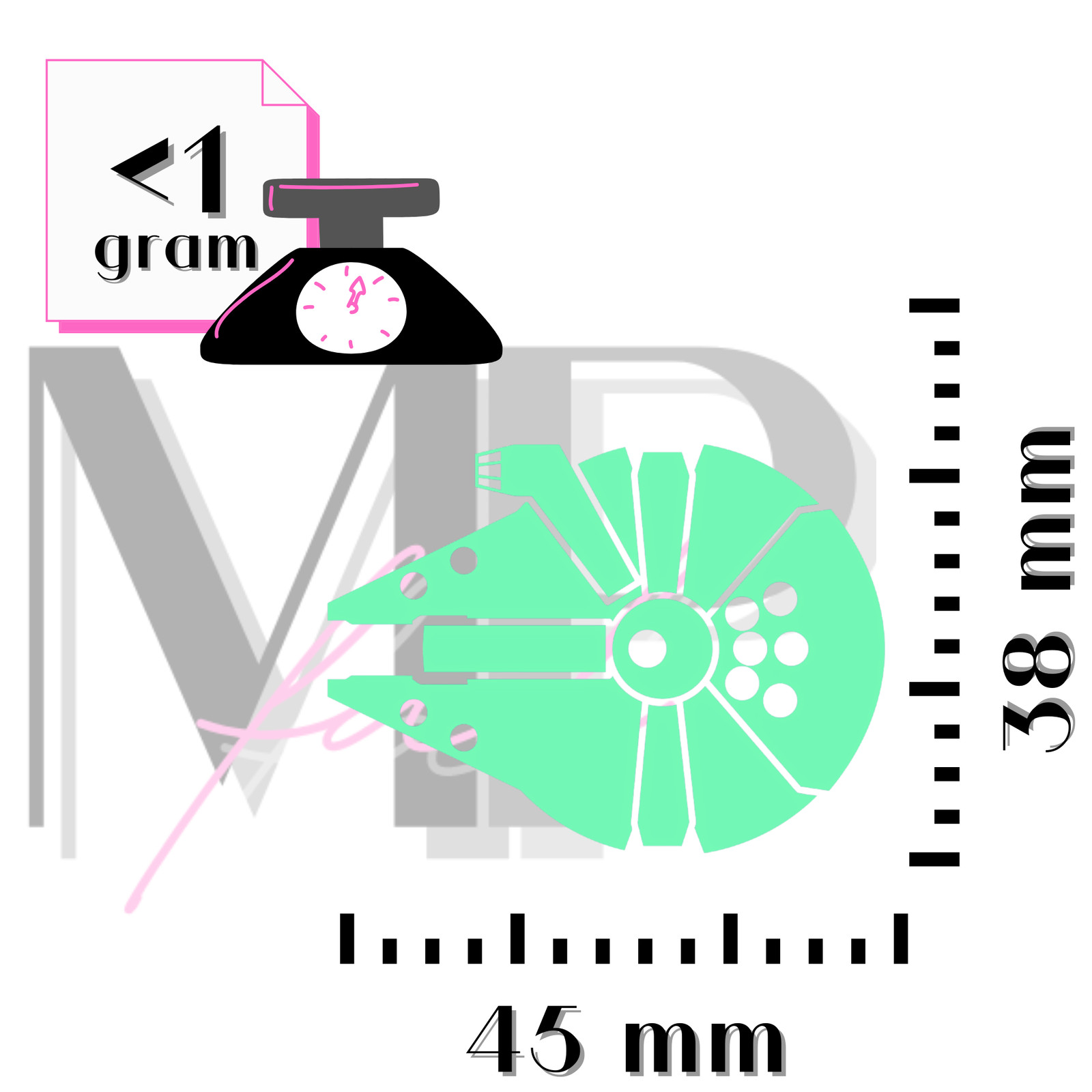 Star Wars LIGHT Switch Decal DARK SIDE Vinyl DEATH STAR FALCON GLOW-IN-THE-DARK