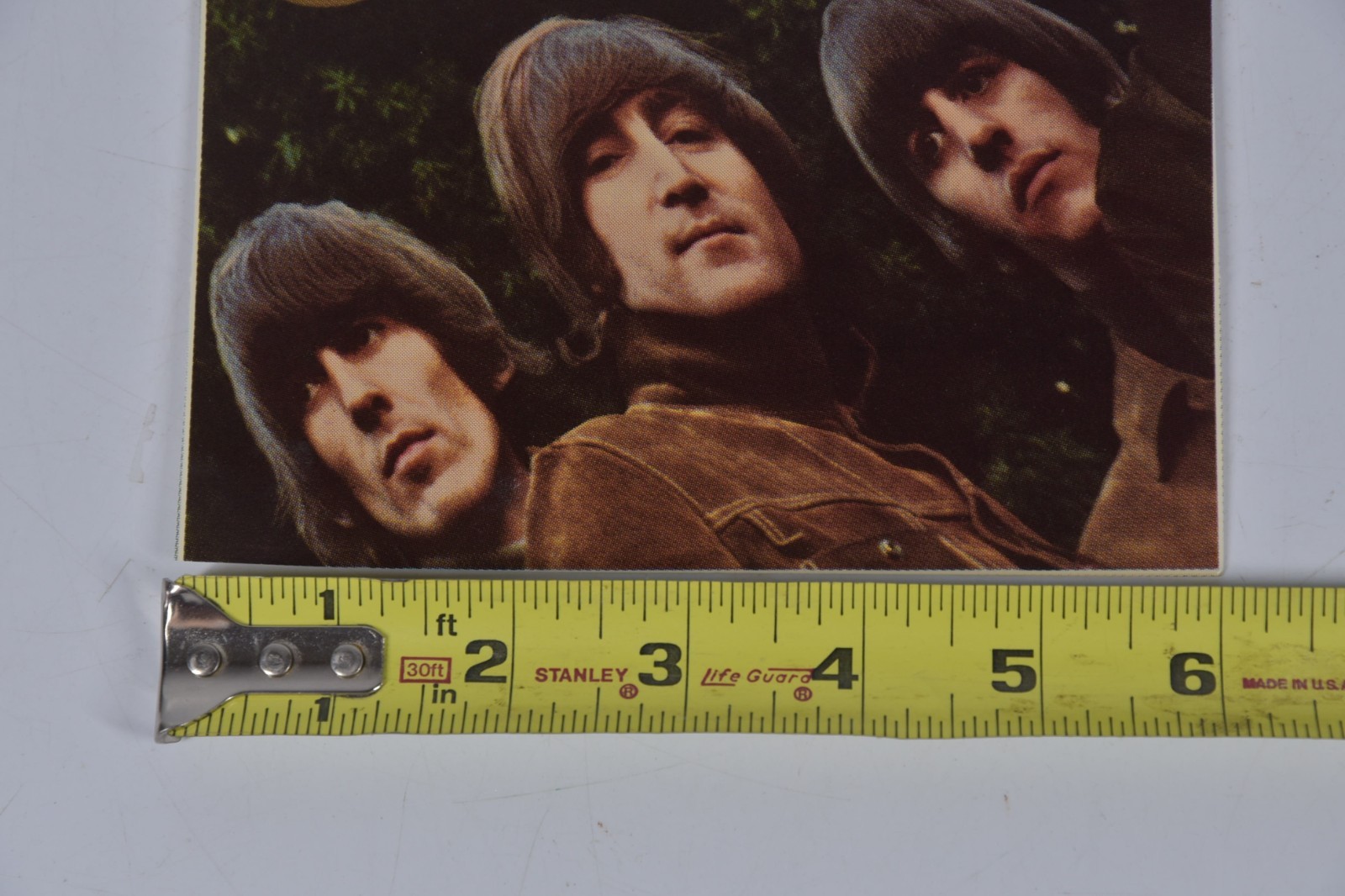 Vintage Beatles Rubber Soul Insert Cover Art 6" Art Print 45 Record Paper ONLY