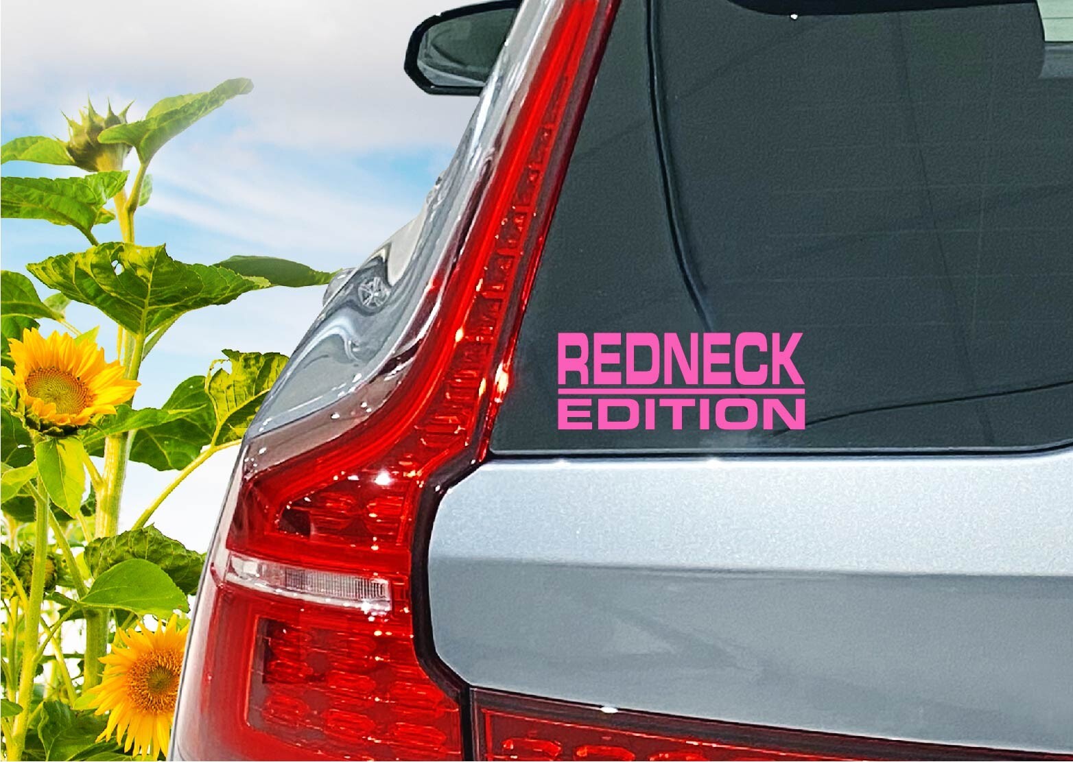 Redneck Edition Decal Sticker Truck Car Country Yeehaw Dirt Road Life Living Mud