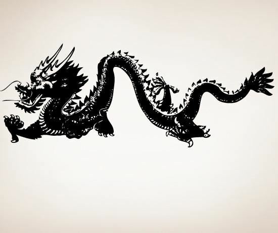 Chinese Dragon Wall Decal. Asian Home Decor. #MMartin146