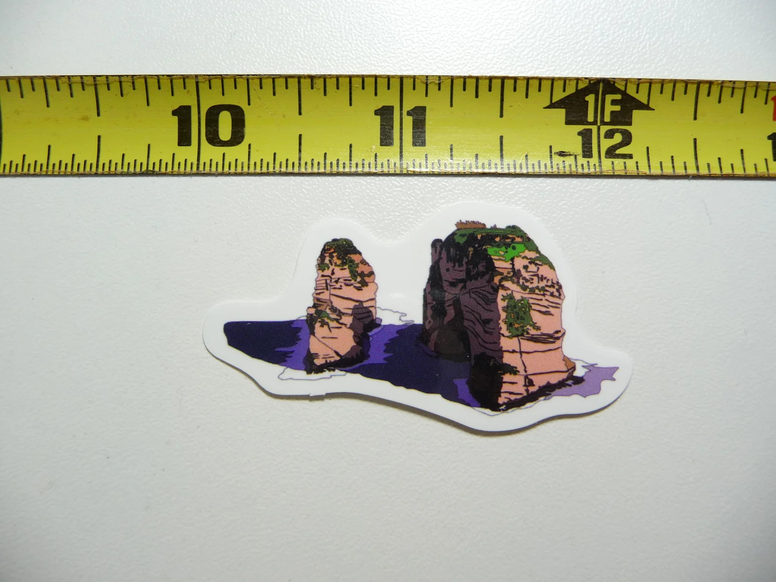 RAOUCHE ROCKS PIGEON'S LEBANON SMALL STICKER DECAL LANDMARK TOURIST DESTINATION
