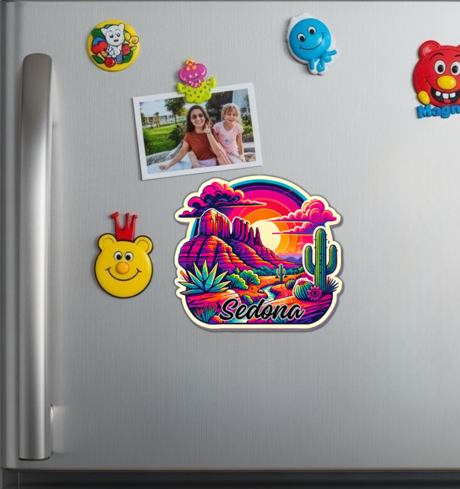 Sedona Arizona Fridge Magnet or Laptop Sticker