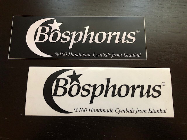 Bosphorus Cymbals 2pc Sticker Set 8 x 2.5 "