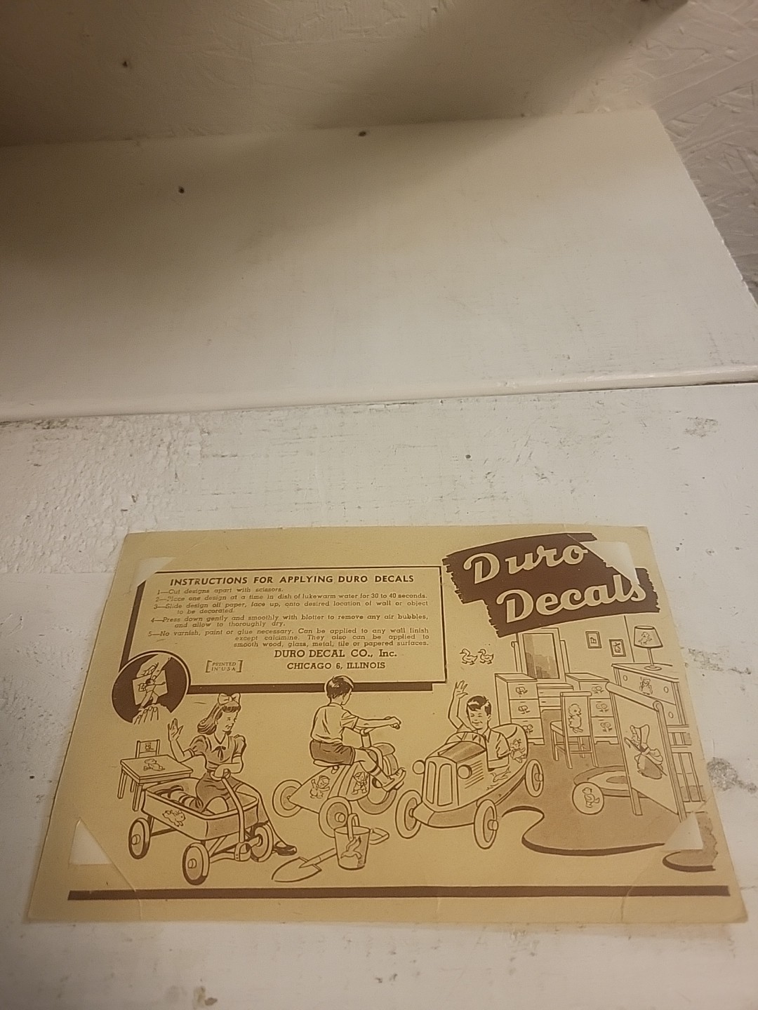 1950s Decal Kids Fairytales