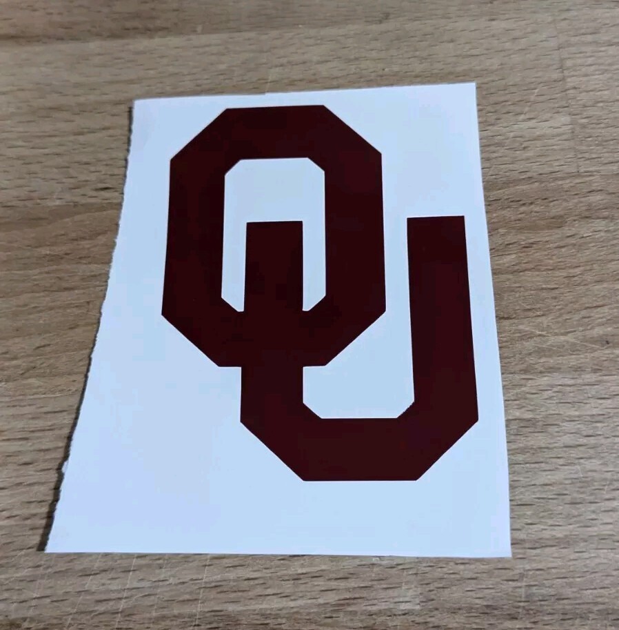 Oklahoma Sooners vinyl decal