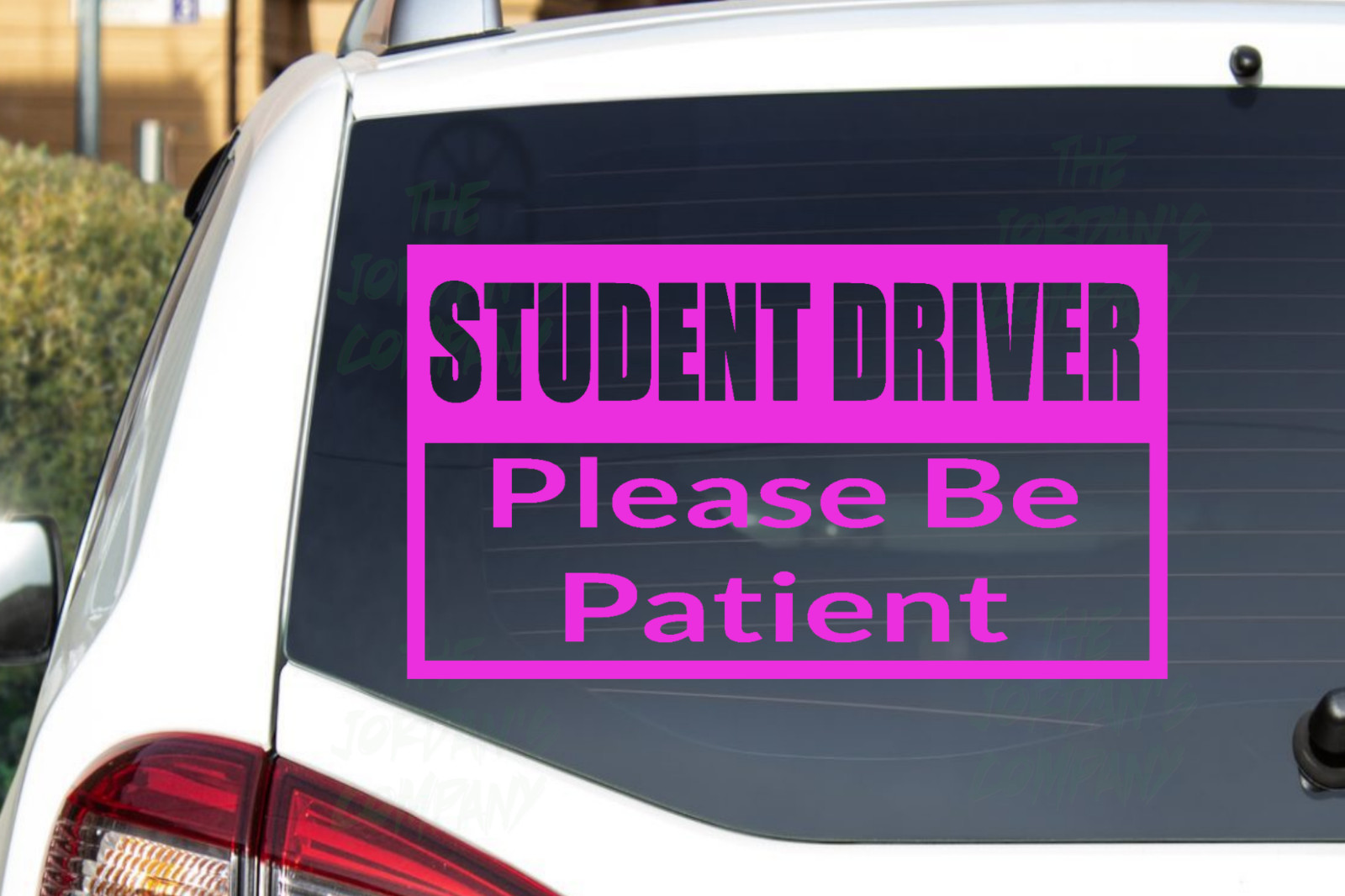 STUDENT DRIVING Decal – CNC cut Decal Vinyl Sticker Pic from 12 colors!