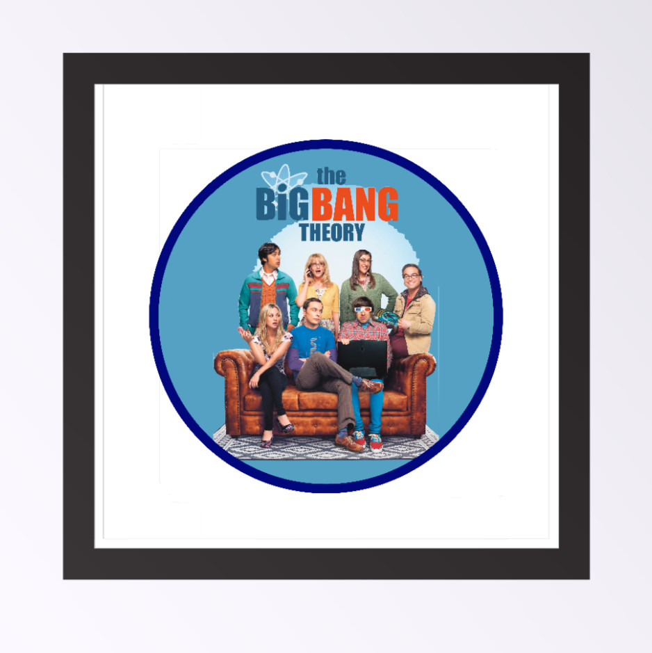 Big Bang Theory – 4" Vinyl Decal Handcrafted Laptop Decor Vehicle Cooler Tumbler