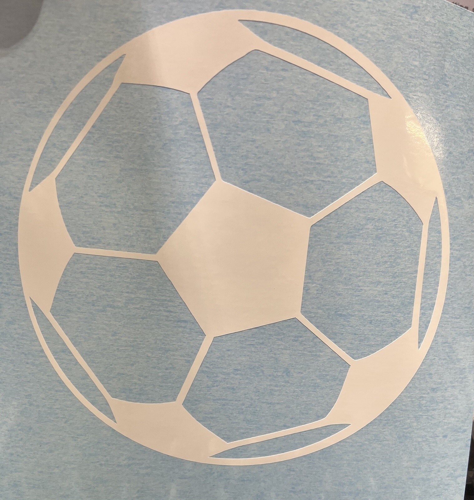 PAIR of Soccer Ball Sports Team Football Vinyl Die Cut Car Decal Sticker Fútbol