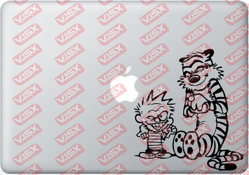 Calvin And Hobbes Comic Decal Vinyl Art Bumper Laptop Cartoon Decor Kid funny