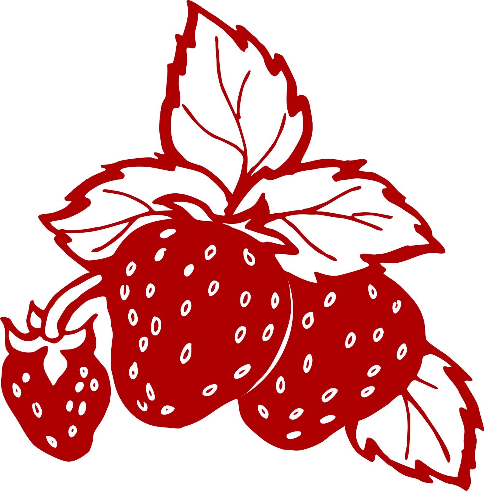 Strawberries Food Strawberry Fruit Car Truck Window Laptop Vinyl Decal Sticker