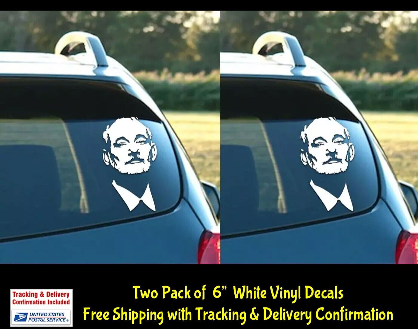 Bill F*cking Murray 2 Pack 6" Vinyl Decal – The Chive, Funny Comic, Caddyshack