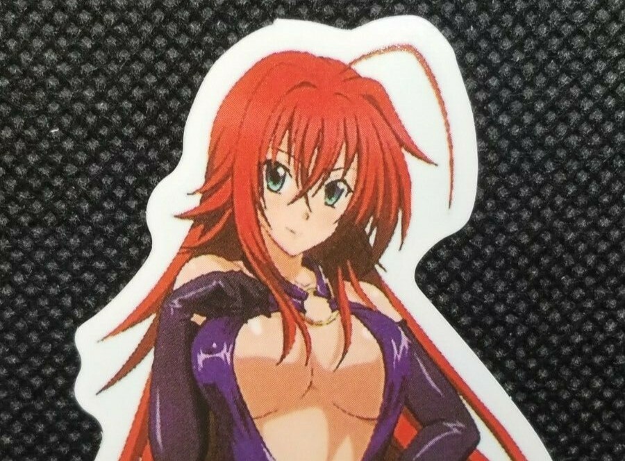 Vinyl Waifu Rias Sticker For Laptop, Phone, or Decal (3.0"x3.5")