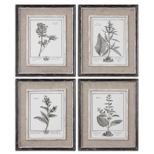 The Uttermost the Casual Grey Study Framed Art Set/4