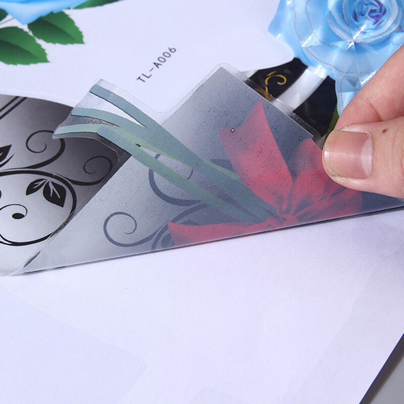 3D Flower PVC Sticker Self Adhesive Mural Home Room Furniture Wall Decal Picture