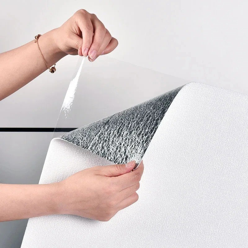3D Foam Wall Sticker Self Adhesive Waterproof PVC Wallpaper Home Decor