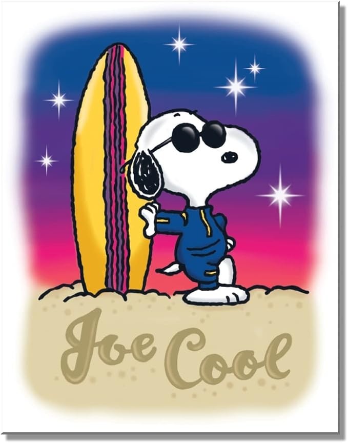 Snoopy Joe Cool Sticker Decal Laptop Wall Mirror Cup Tumblr Locker