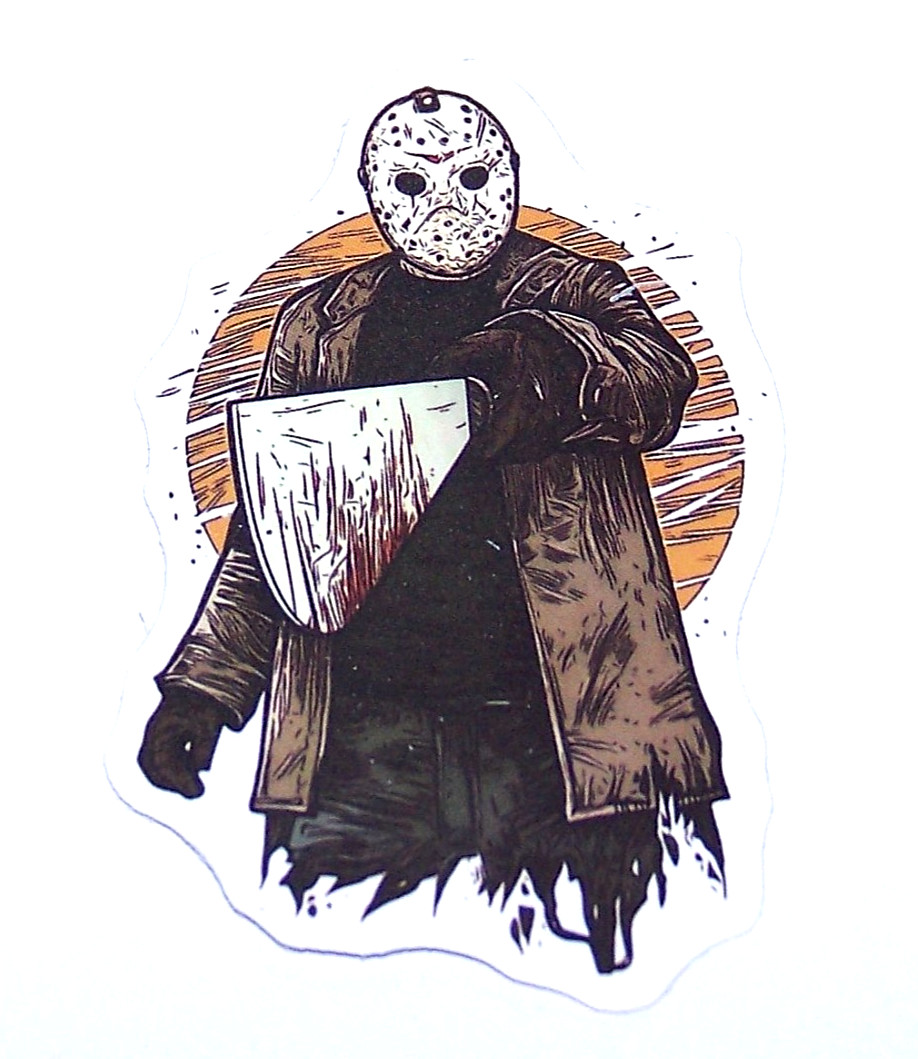 Friday the 13th – Cut Sticker Decal Movie Horror Slasher Film JASON