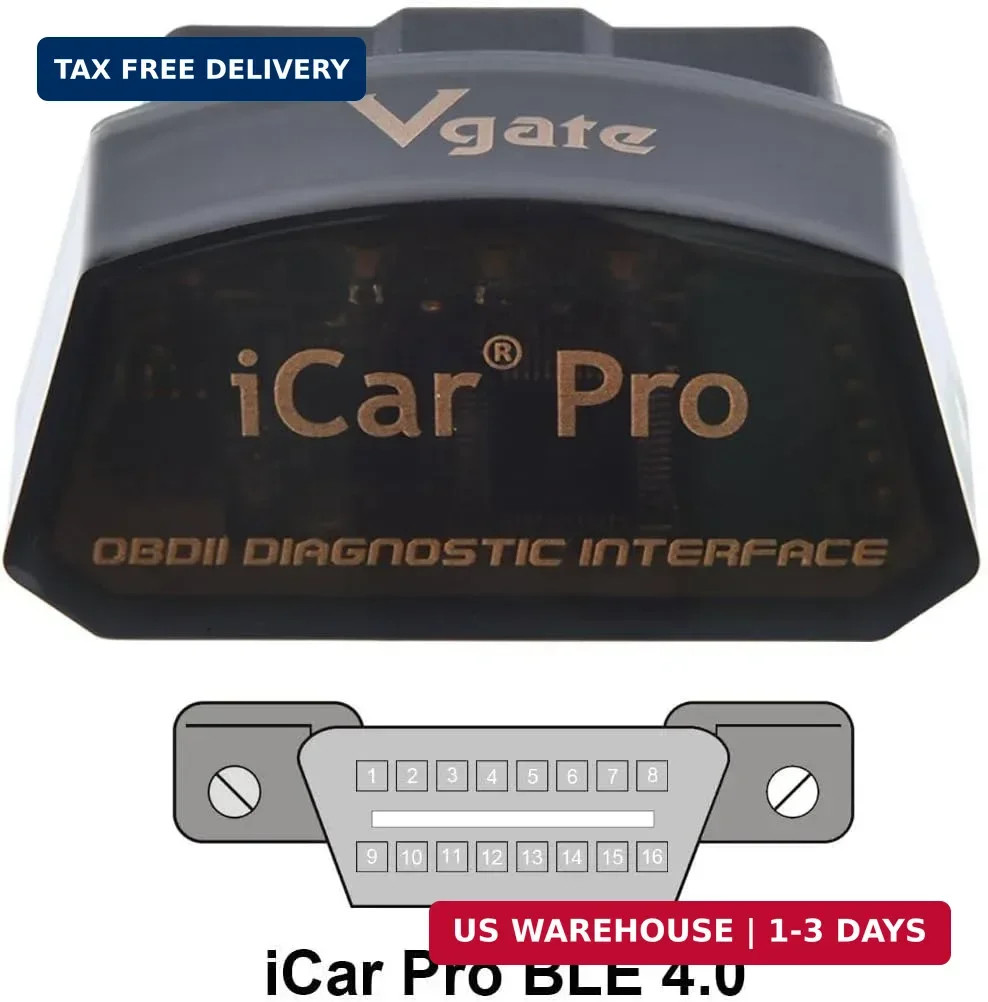 Vgate iCar Pro Bluetooth 4.0 (BLE) OBD2 Fault Code Reader OBDII Code Scanner Car