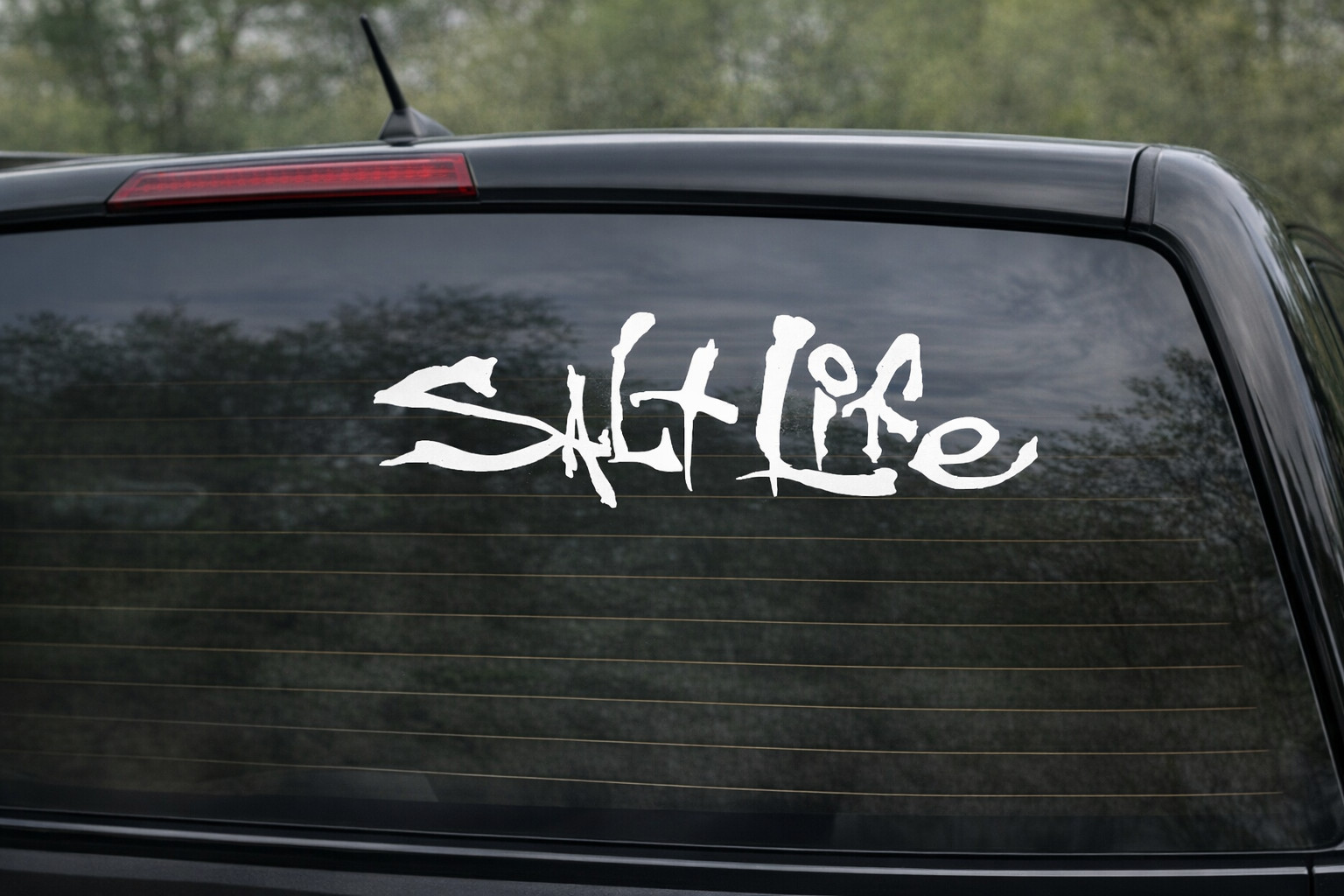 Salt Life Signature Vinyl Decal Sticker – Die Cut watersports boating surfing