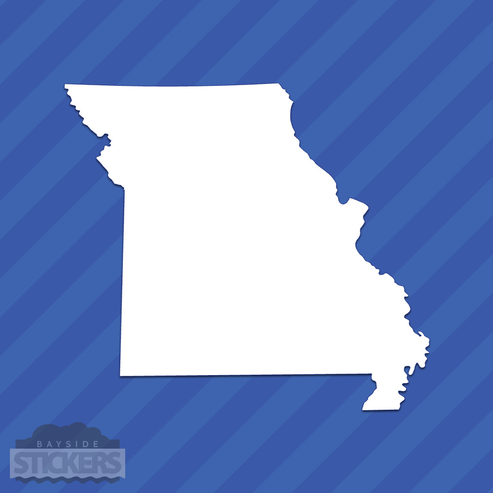 Missouri MO State Outline Vinyl Decal Sticker