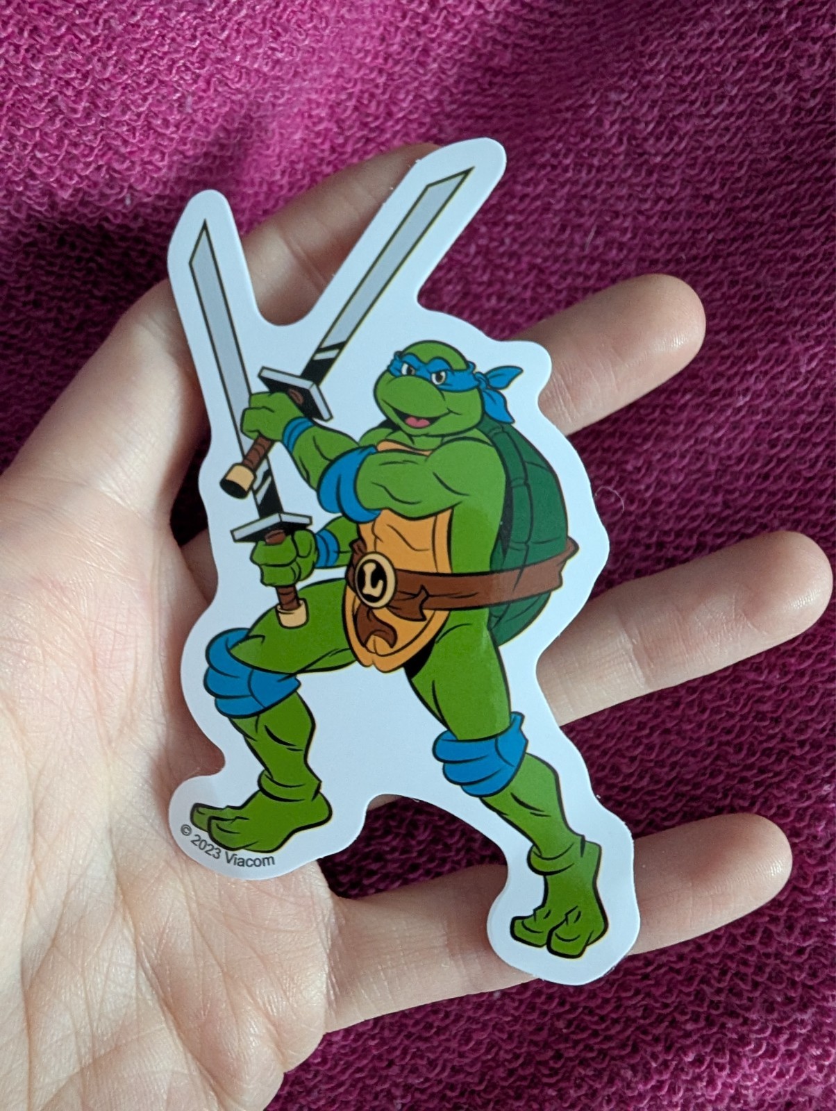 Teenage Mutant Ninja Turtles, TMNT, Vinyl Sticker, Leonardo