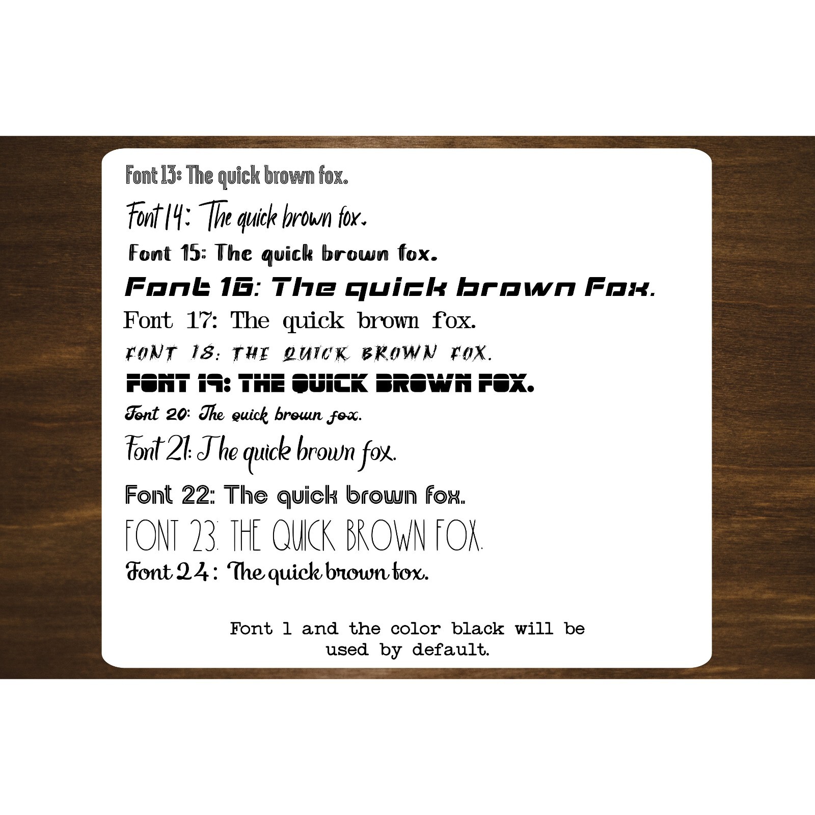 Clear Custom Text Sticker | Build Your Own Transparent Vinyl Sticker