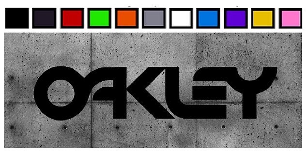 Oakley LOGO Vinyl Decal Sticker Emblem Side Stickers Car Truck Window 4" 6" 8"