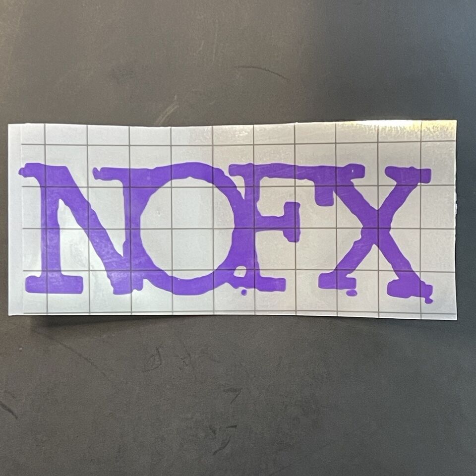 NOFX Car Decal Vinyl Band Logo Glossy Bumper Sticker Punk Rock Bad Religion