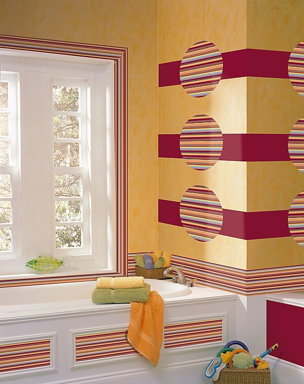Ribbon Candy Red Wall Pops! 5 Removeable Dots