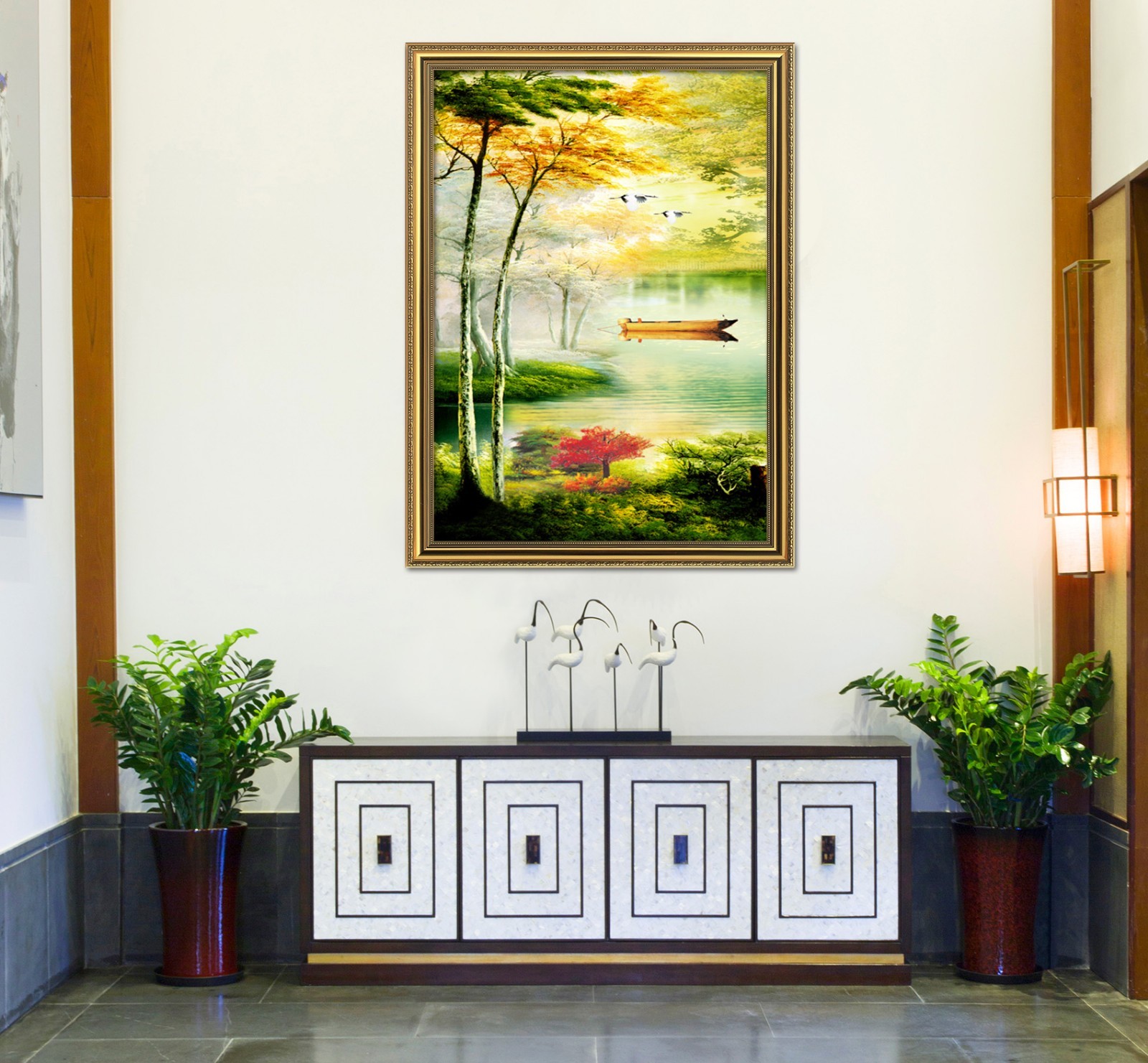 3D Paintings River 575 Fake Framed Poster Home Decor Print Painting Unique Art