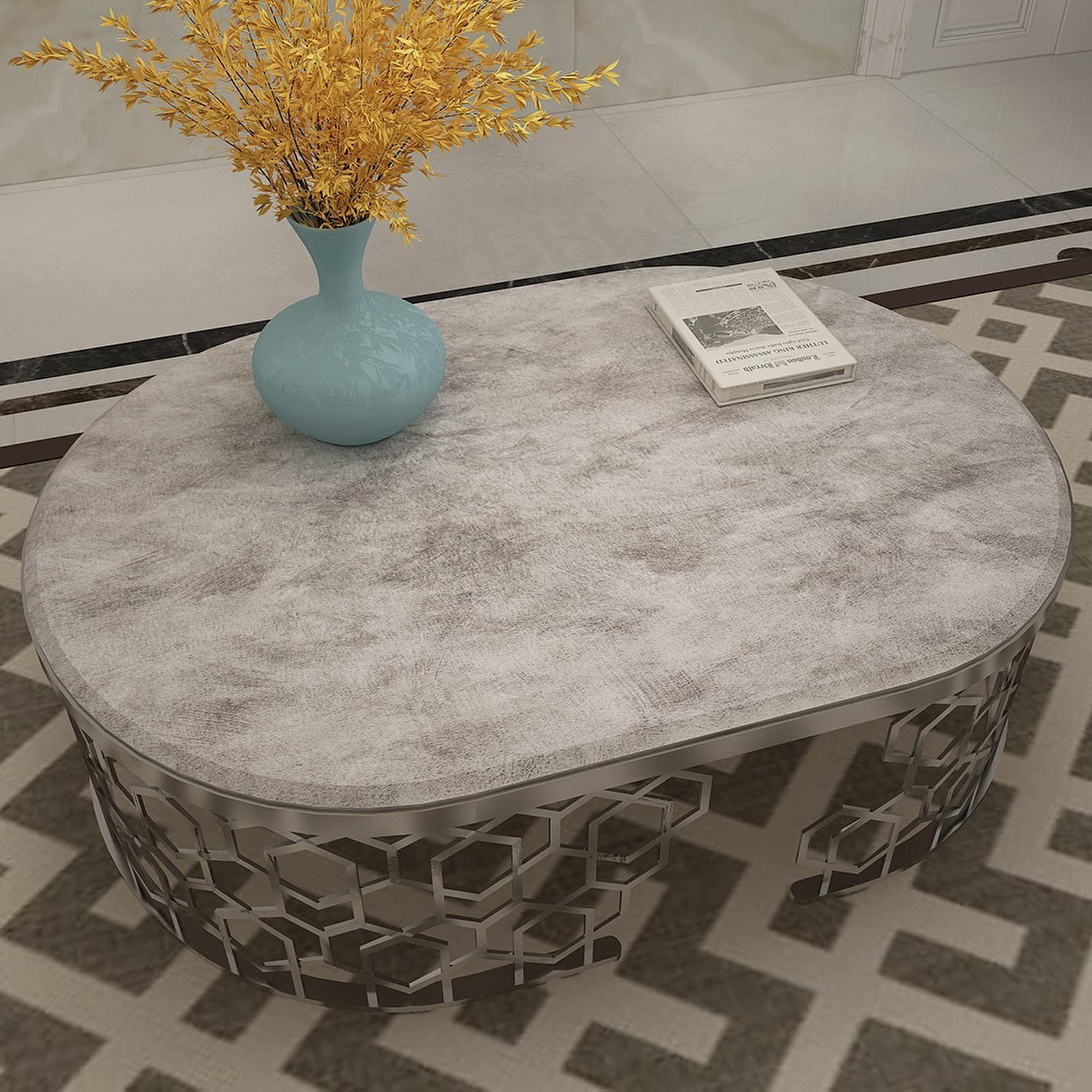 354"×16" Concrete Contact Paper Peel Stick Wallpaper, Gray Cement Matte Tex