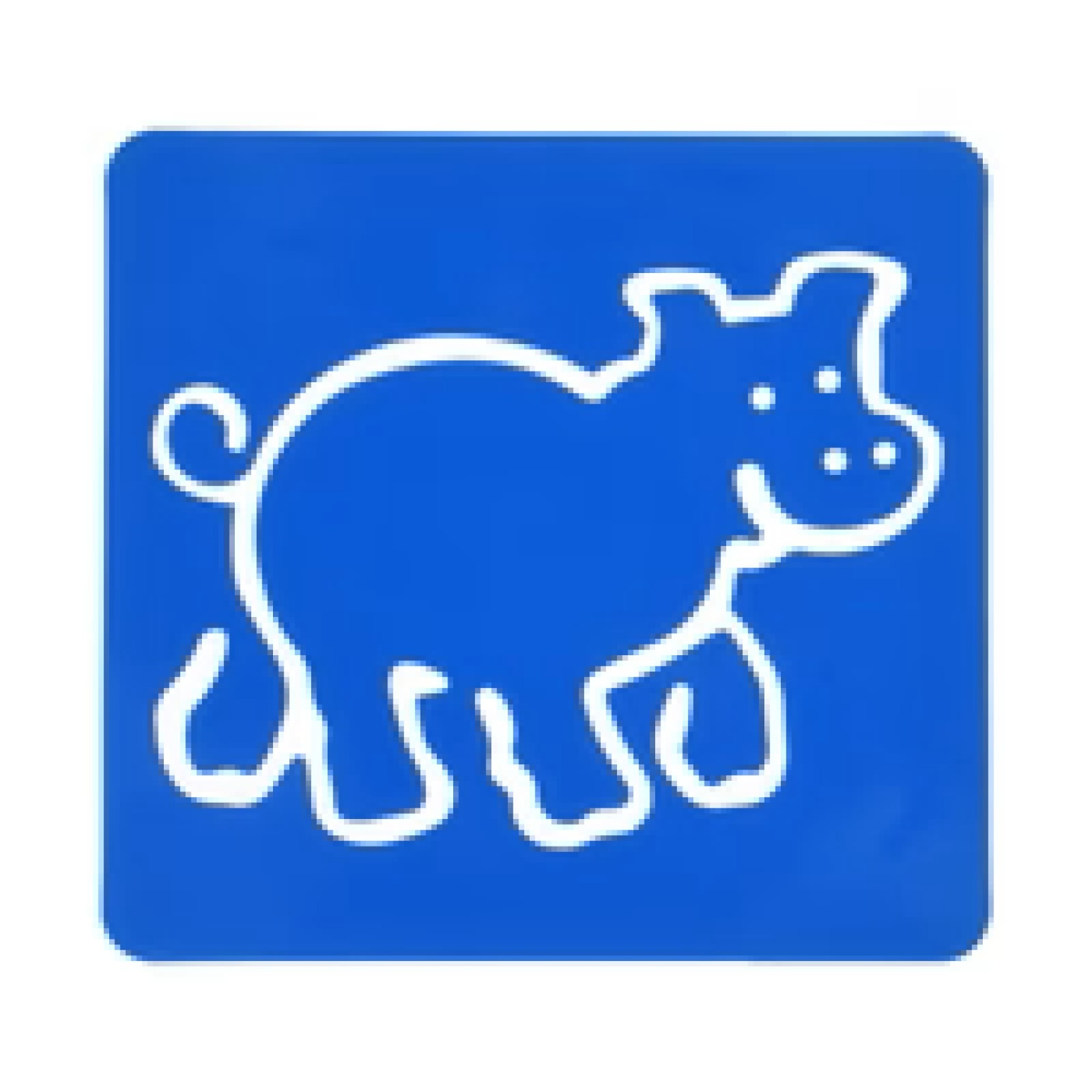 6-pc Stencil set For Kids Farm Animals by Enlightenment