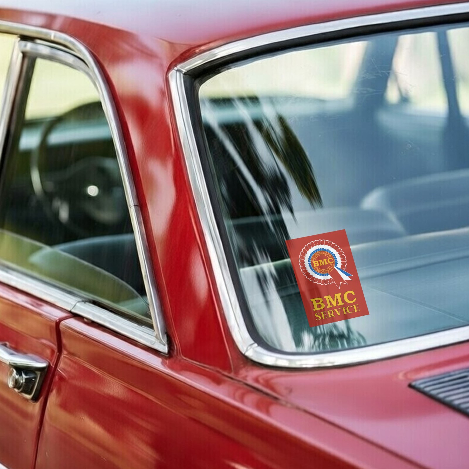 BMC Service Sticker Classic Car Vinyl Decal Official Licensed Product