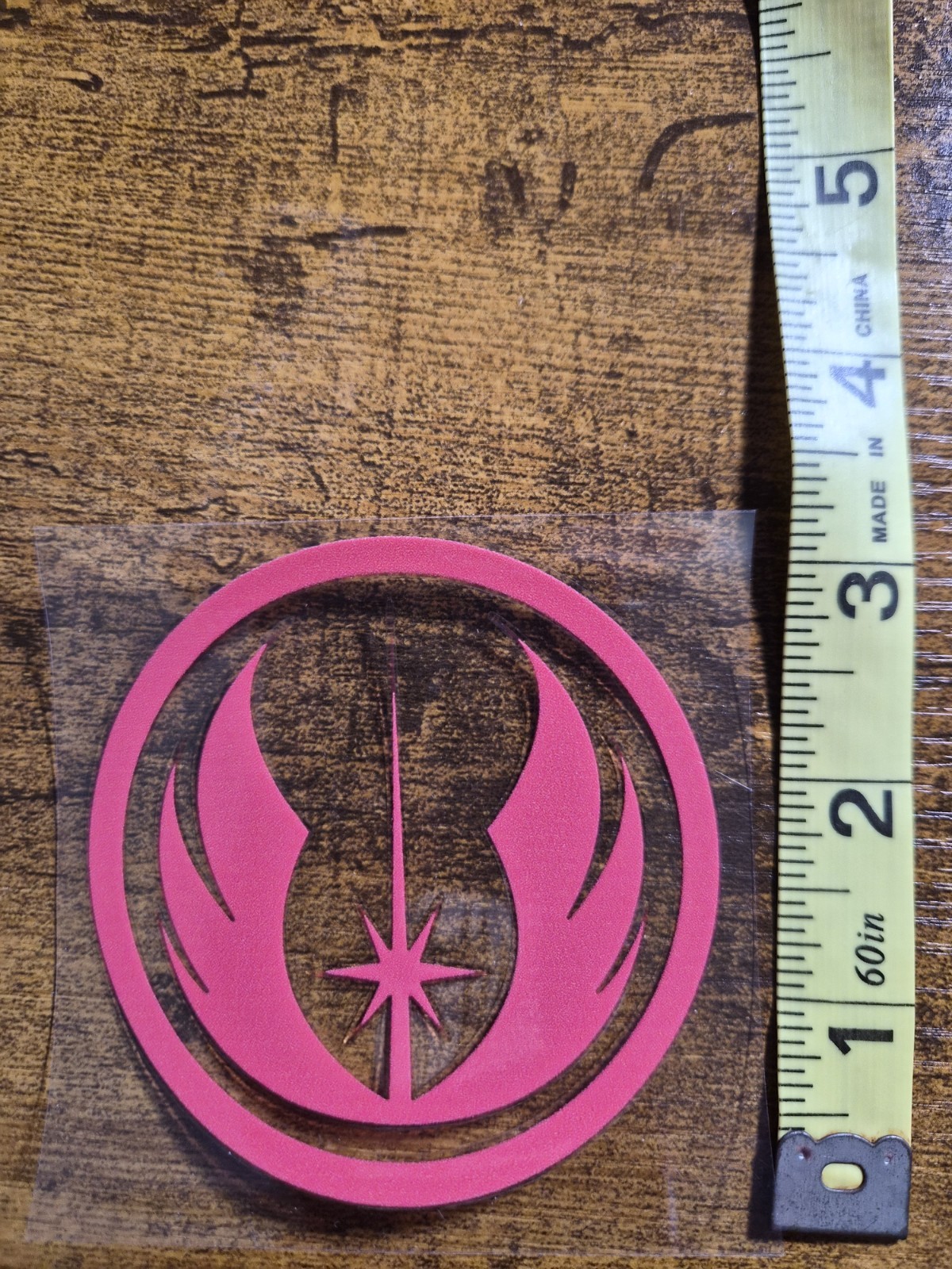 STAR WARS JEDI ORDER UV DTF Decal Sticker Waterproof USA NOT VINYL