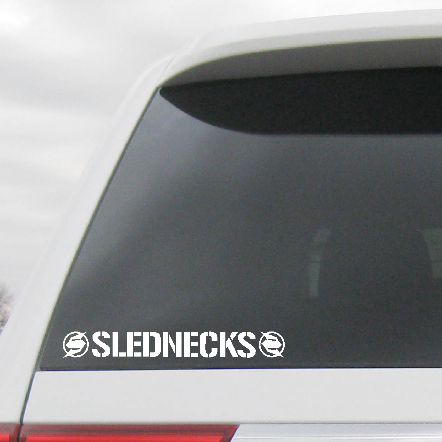 Slednecks Decal Snowmobile Logo Sticker ATV Extreme Ski Sled Snowboard