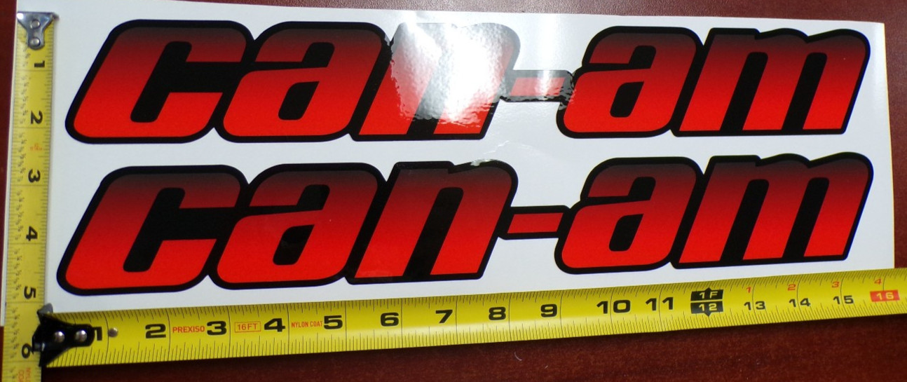 CAN-AM MAVERICK X3 R GRAPHIC DECAL STICKER USA MADE BLACK RED GRADIENT THICK