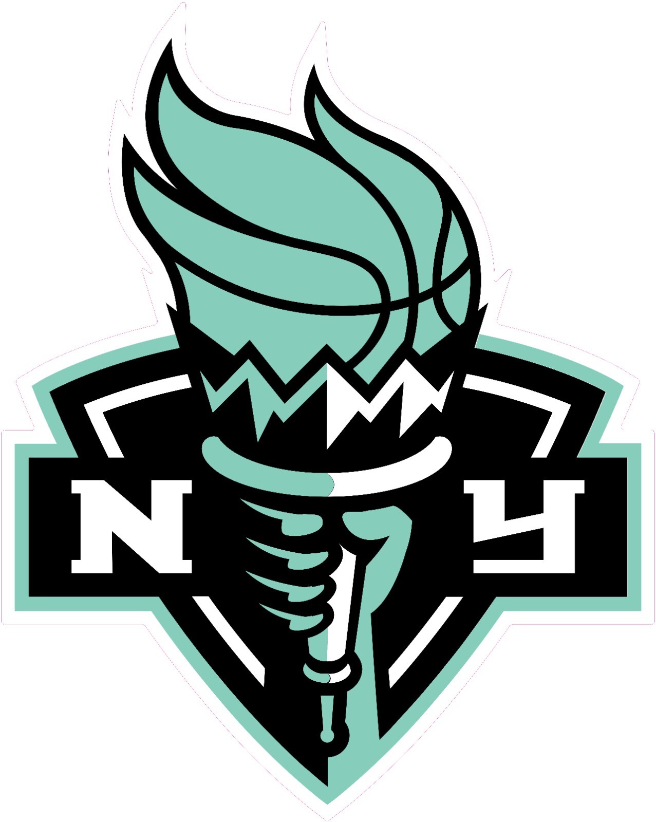 New York Liberty Vinyl Decal Sticker Car Truck Bumper Laptop Mug Tumbler
