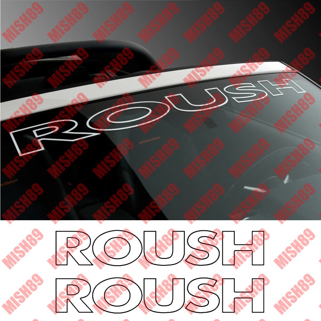 ROUSH Windshield Decal Car Window Laptop Vinyl Sticker Any Size