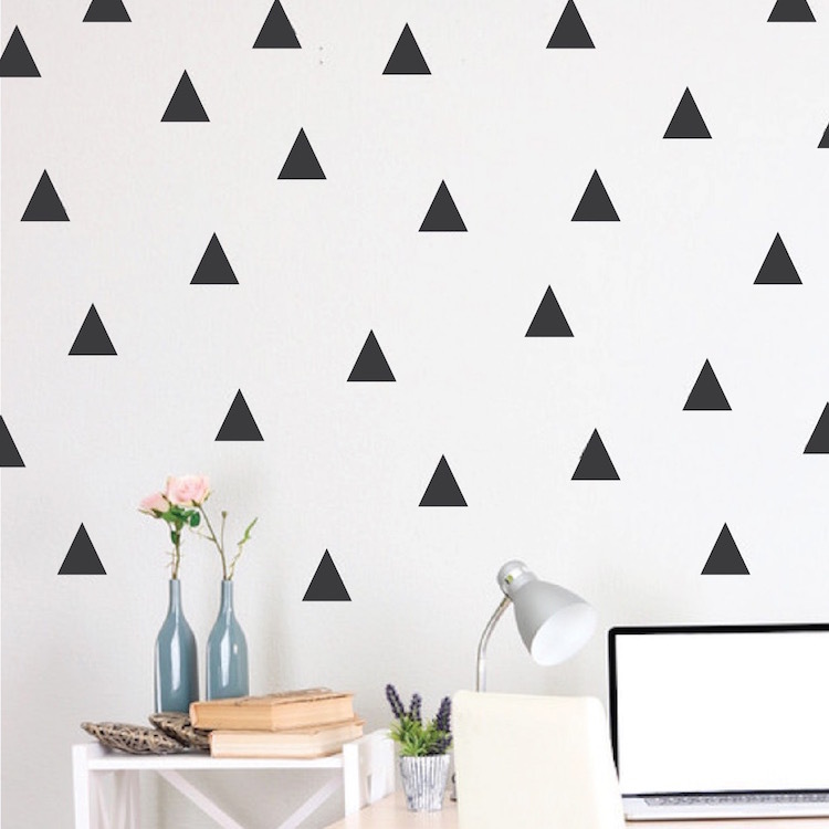 LittleTriangles Wall Decals, Wallpaper Wall Vinyls, Removable Wall Stickers, a29