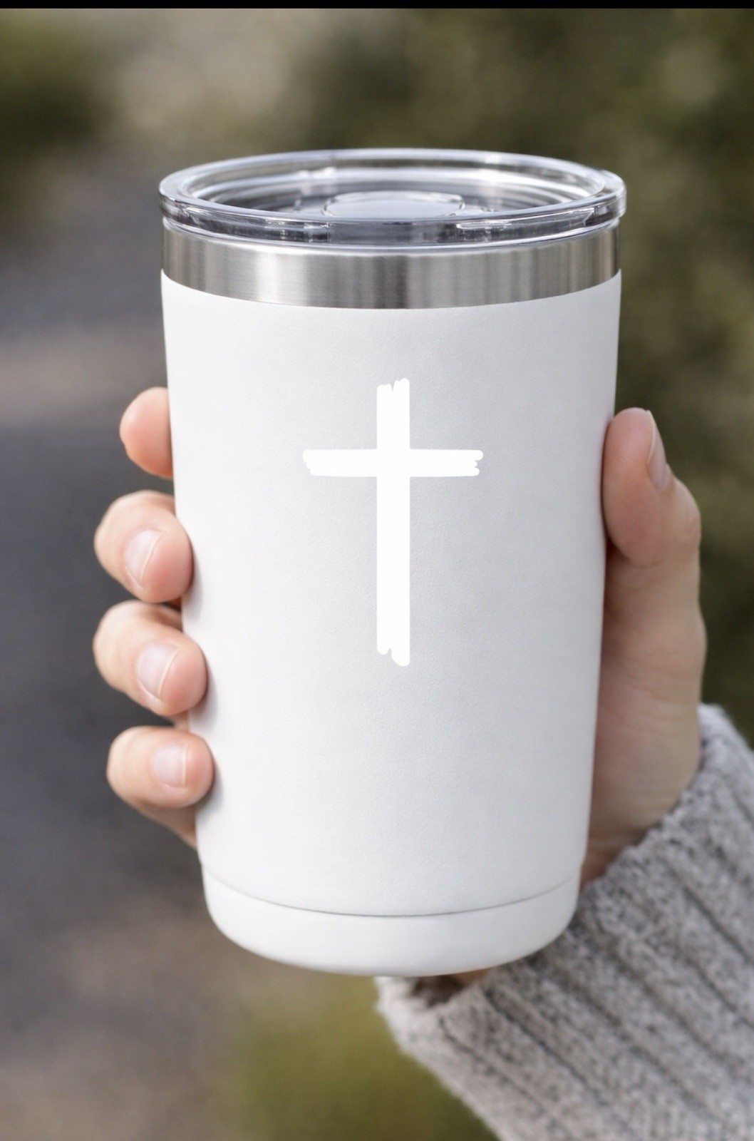 4 Pcs Small Cross Vinyl Decal Stickers 1×1.5” Christian Jesus Faith Car Laptop