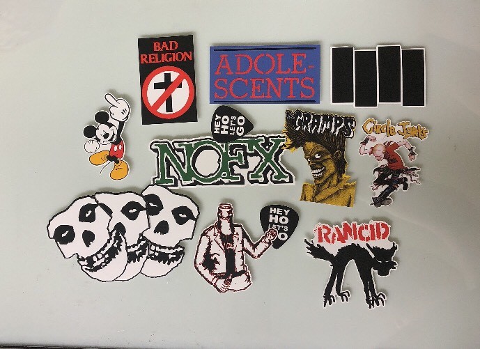 Punk Rock Sticker Pack – Misfits Minor Threat Social Distortion Descendants
