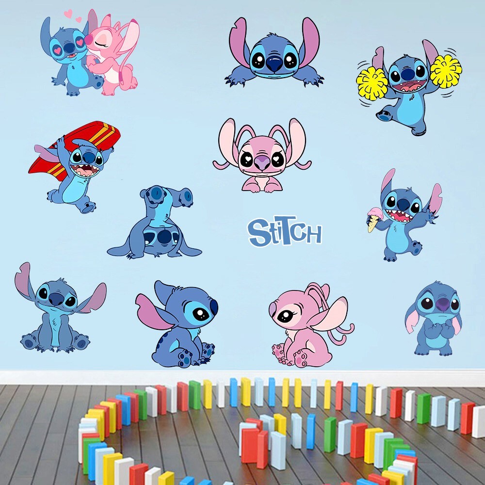 STITCH Kids Nursery Wall Stickers Bedroom Decal Art Vinyl Decals 20 Styles