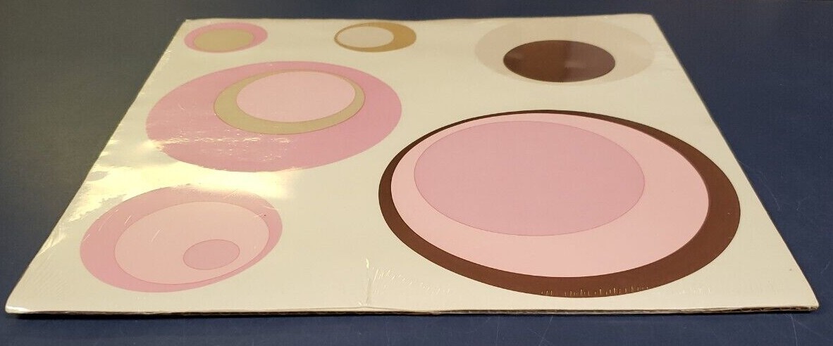George Uptown Peel & Stick Decorative Accents 11-Inch x 11-Inch Spheres Pink