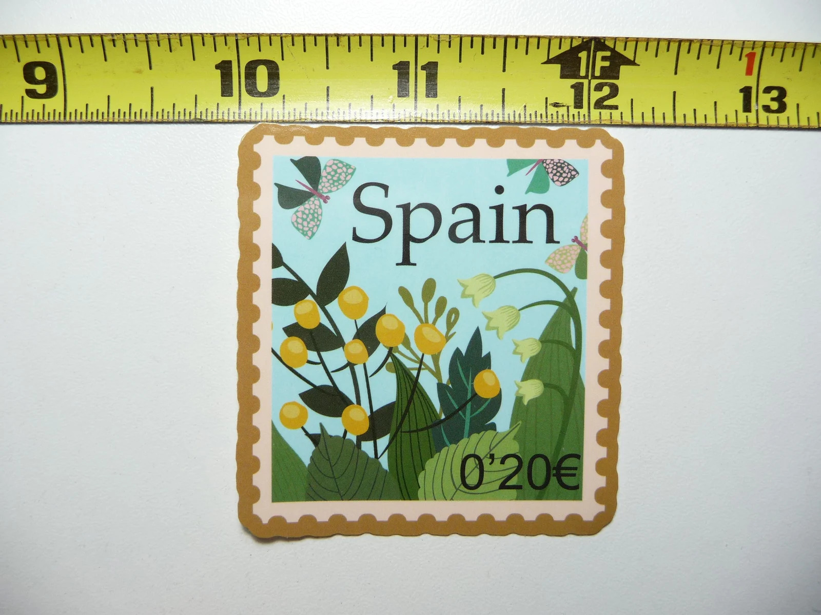 SPAIN ESPANA WILDFLOWERS WILD FLOWERS SMALL STICKER DECAL ART SCRAPBOOKING