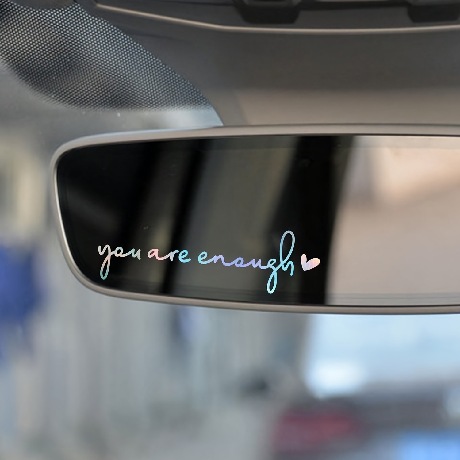 Inspirational Durable Multi-Surface Motivational "You Are Enough" Vinyl Stickers