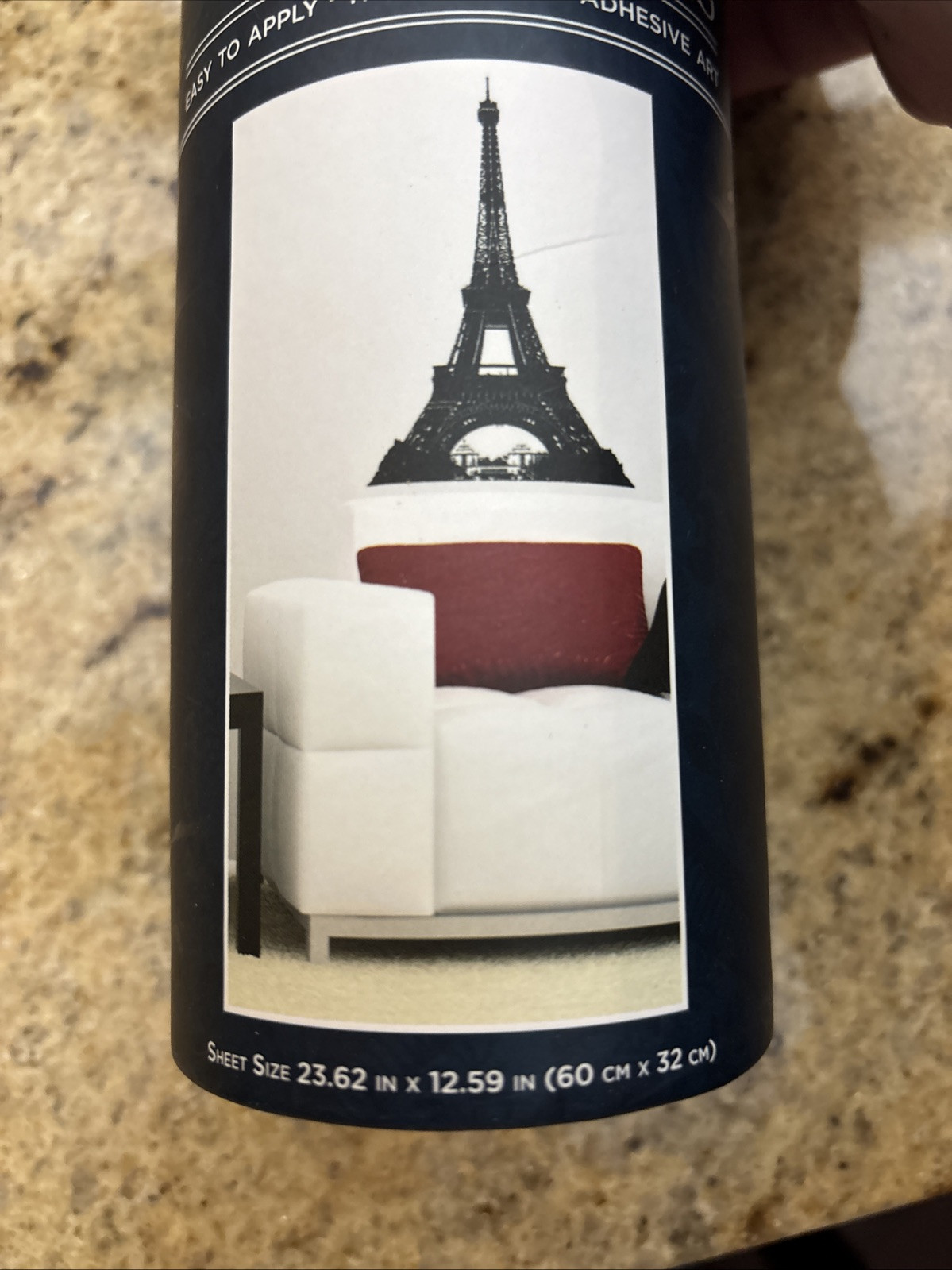 EIFFEL TOWER Paris France Wall Designer Accents 23.62in X 12.59 In
