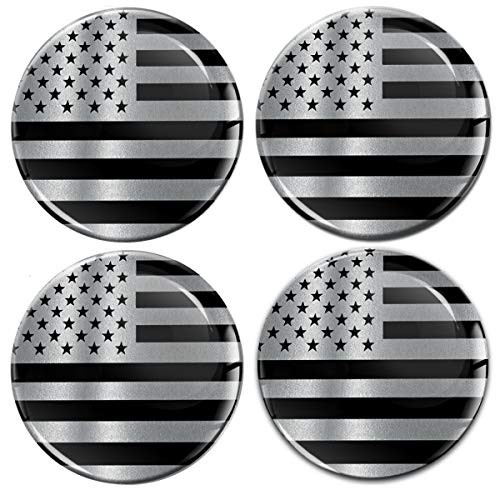 4 x 60mm 3D Domed Car Wheel Centre Center Rims Stickers Decals for Caps