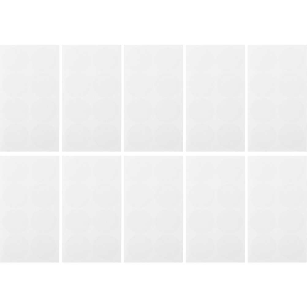 10 Sheets Sun Detection Stickers Uv Protection Patch Anti-collision Window Test