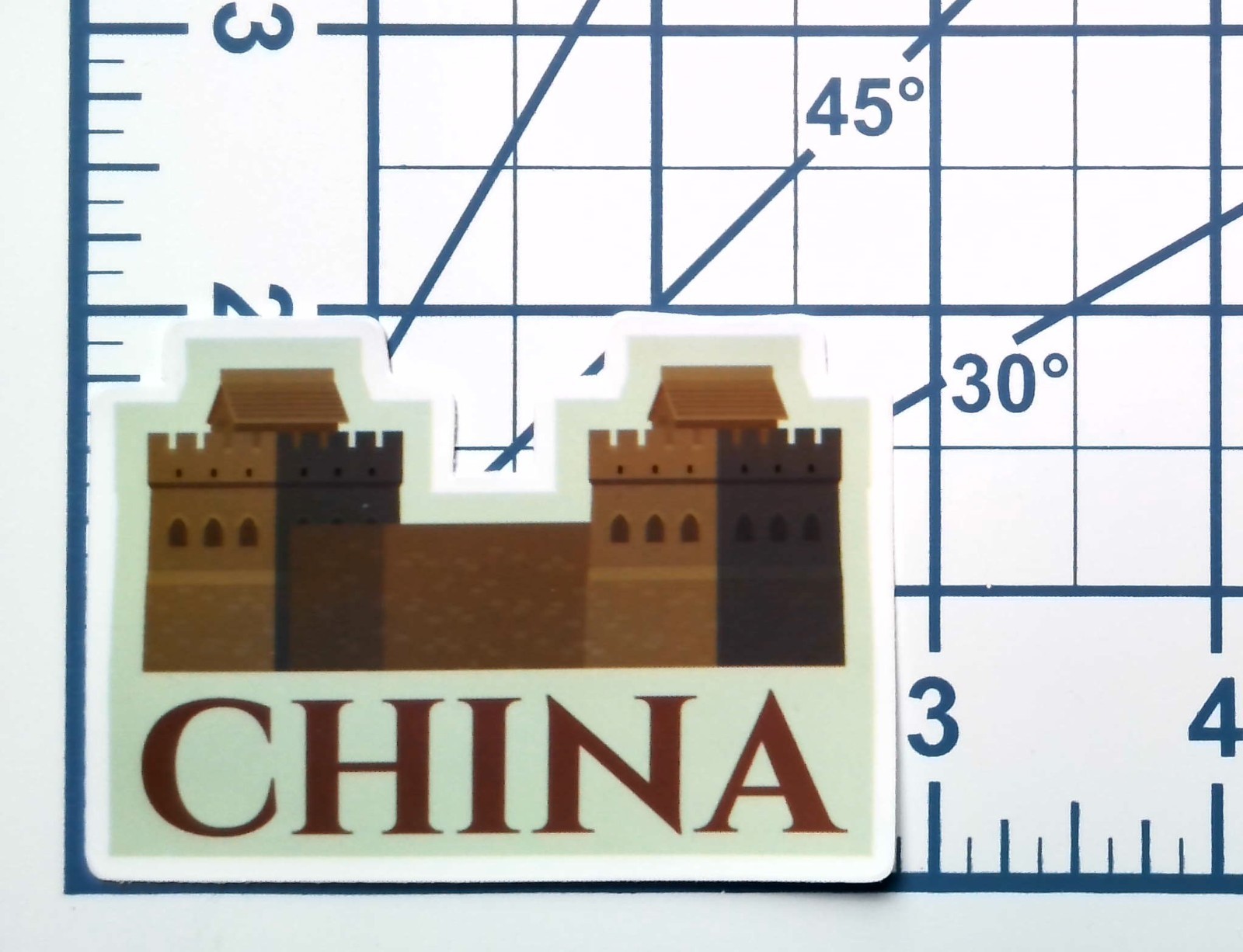 Great Wall of China Vinyl Sticker Decal Asian Landmark World Travel Souvenir Art